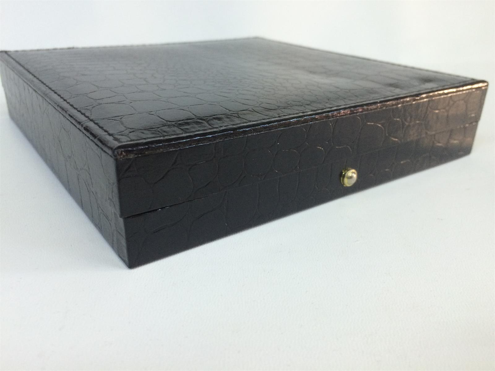 DERİ KOLYE KUTUSU, KOLYE KUTUSU, DERİ MÜCEVHER KUTUSU, LEATHER NECKLACE BOX,  JEWELRY BOX FOR NECKLACE