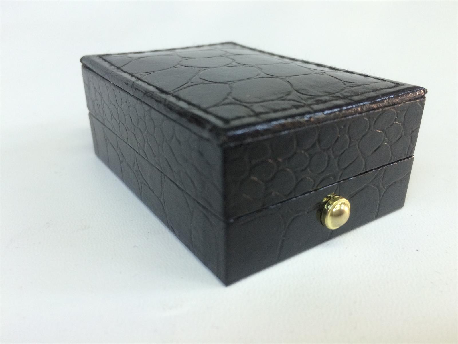 DERİ KOLYE KUTUSU, DERİ PANDANTIF KUTUSU, KOLYE KUTUSU, DERİ MÜCEVHER KUTUSU, LEATHER NECKLACE BOX, MINI NECKLACE BOX, PENDANT BOX FOR JEWELRY  