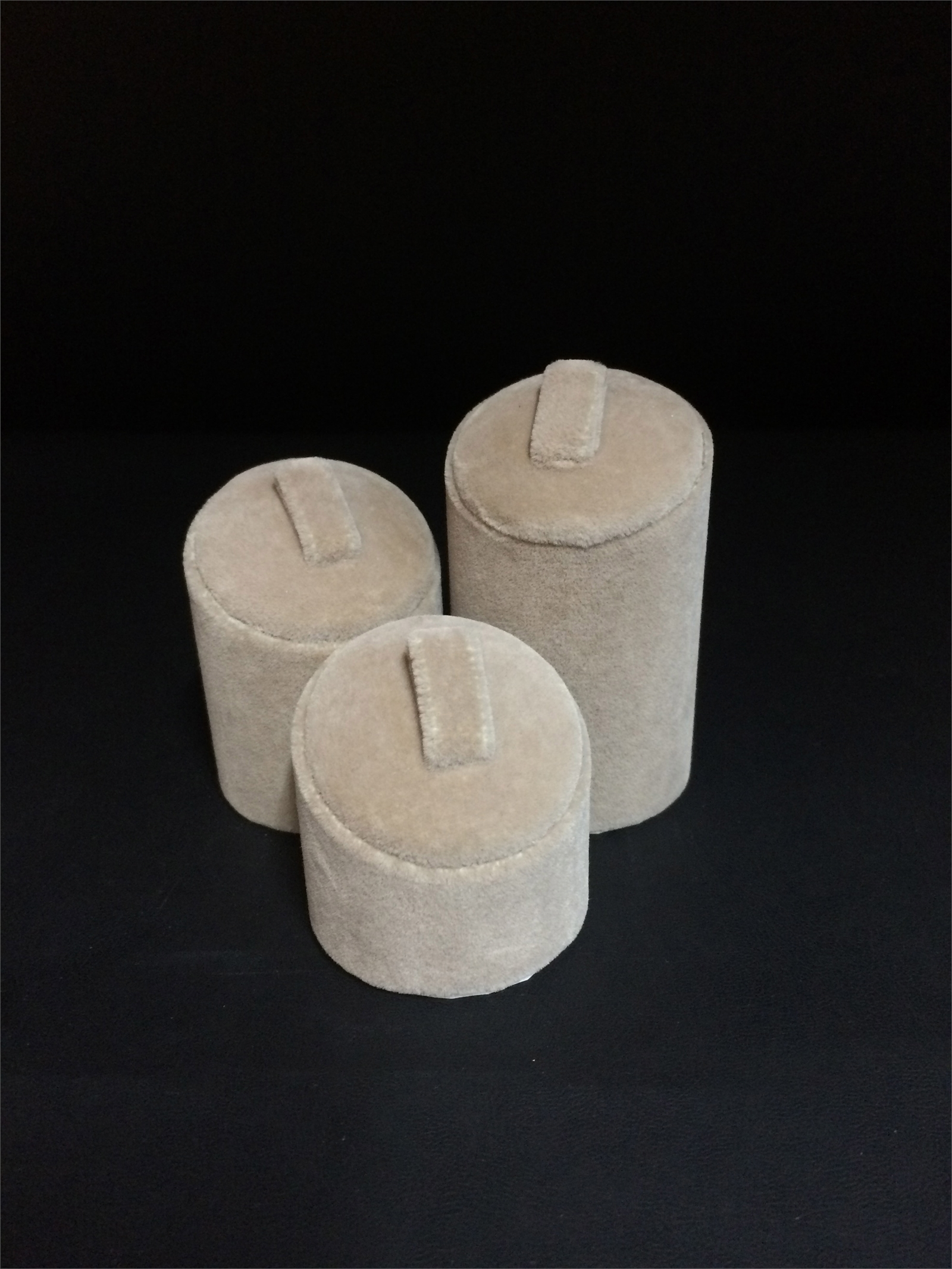 KADİFE & SÜET 3'LÜ SET YÜZÜKLÜK, VELVET & SUEDE RING JEWELRY DISPLAY 3 PIECE