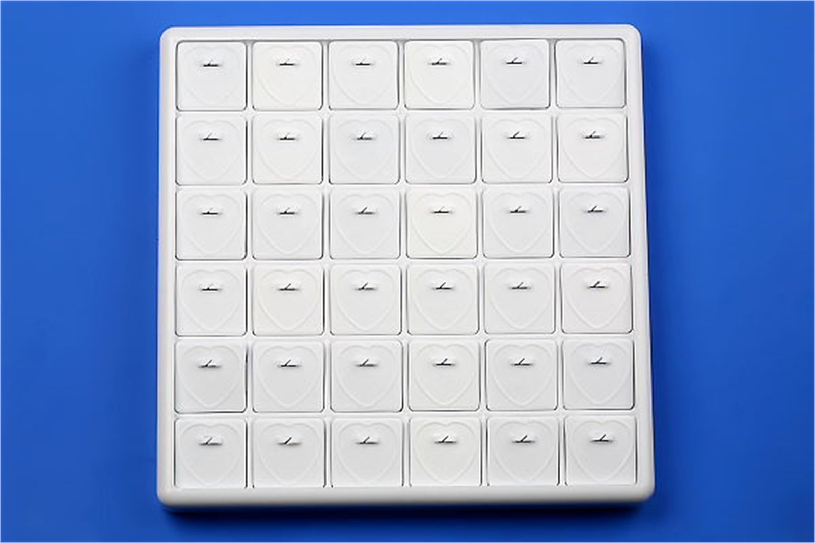 36'Lİ PLASTİK KOLYE UCU TABLASI , 36 PCS PLASTIC PENDANT TRAY FOR JEWELRY