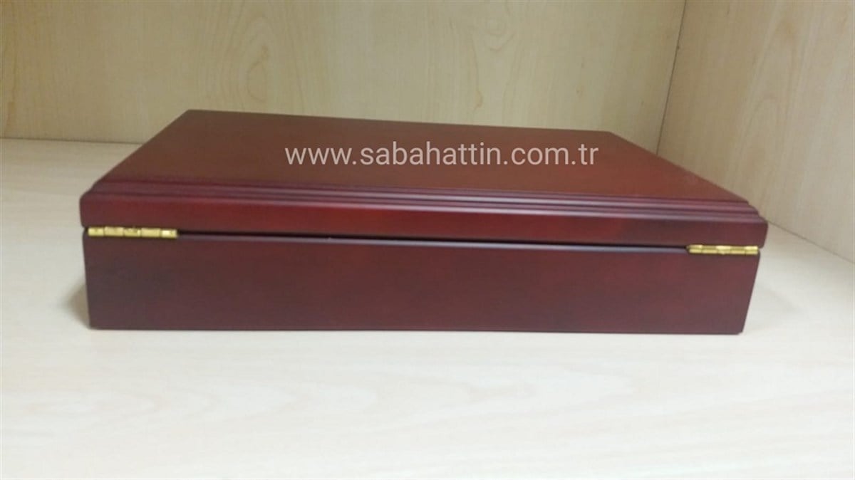 AHŞAP KOLEKSİYON BÖLMELİ  KUTU, WOODEN COLLECTION COMPARTMENT BOX