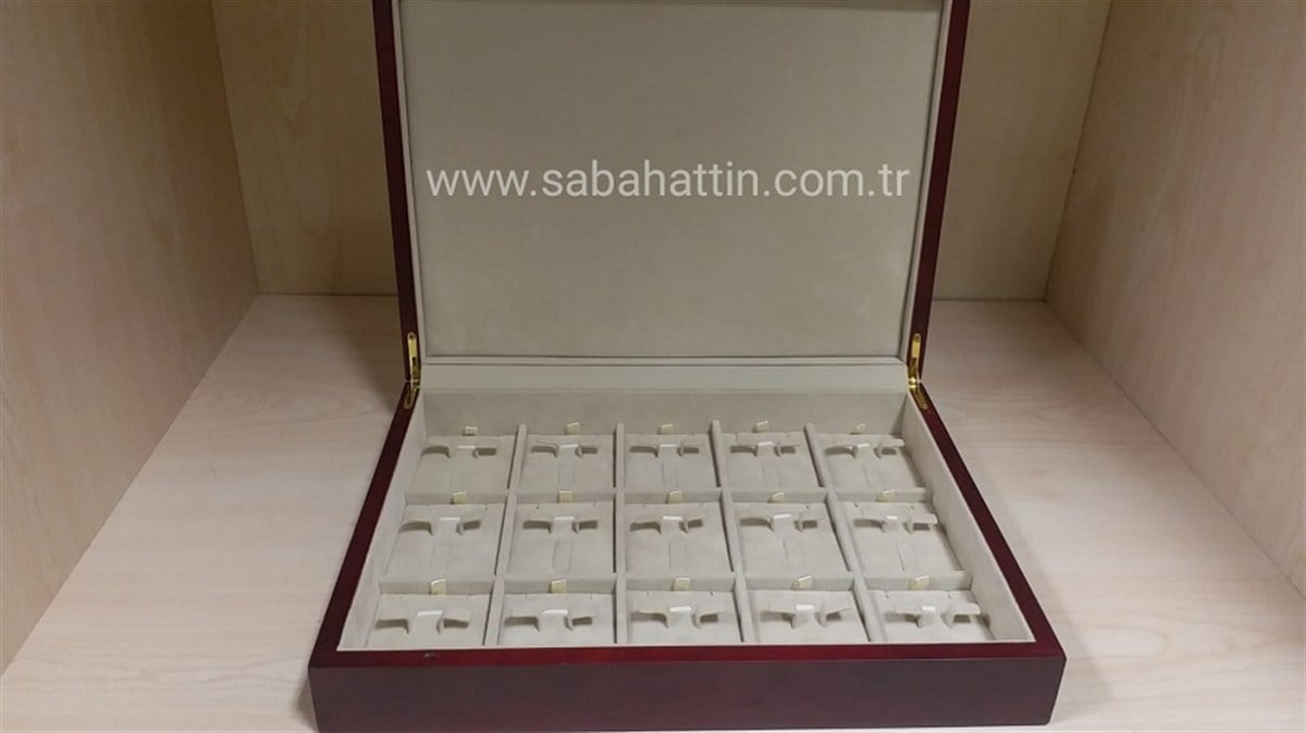 AHŞAP KOLEKSİYON TAKIM  KUTUSU, WOODEN COLLECTION MİNİ SET BOX