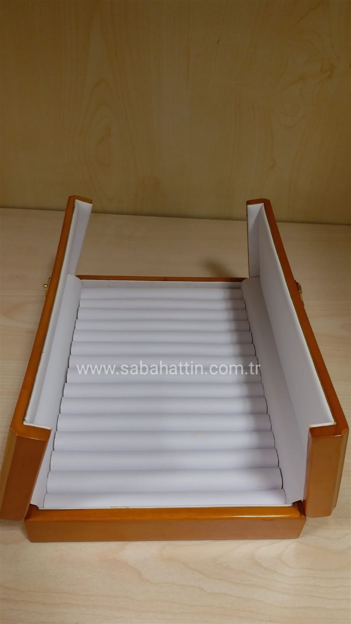 AHŞAP KOLEKSİYON YÜZÜK KUTUSU, WOODEN COLLECTION RING BOX