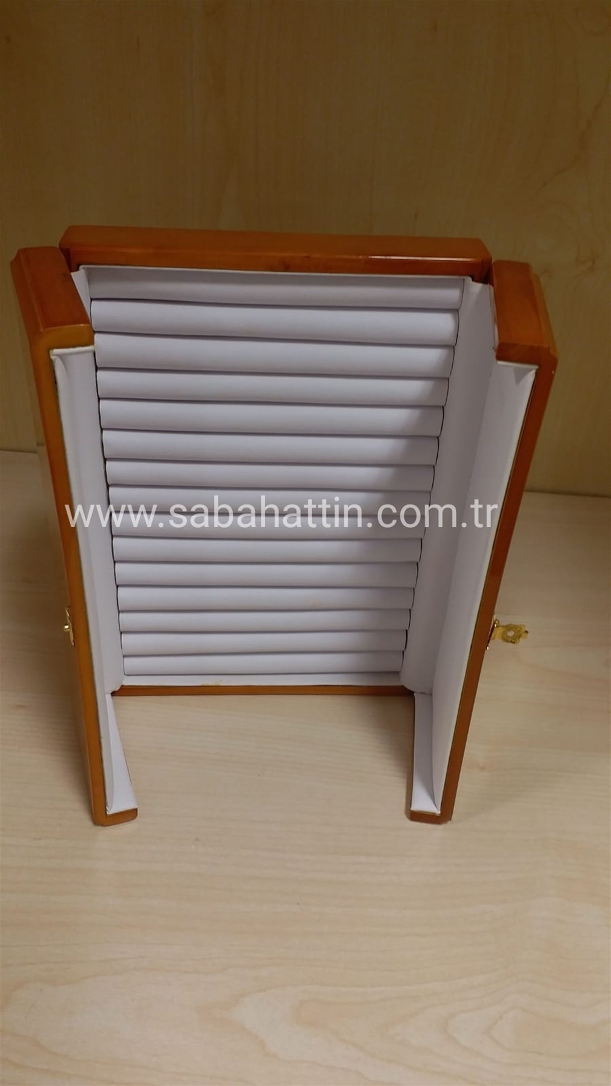 AHŞAP KOLEKSİYON YÜZÜK KUTUSU, WOODEN COLLECTION RING BOX