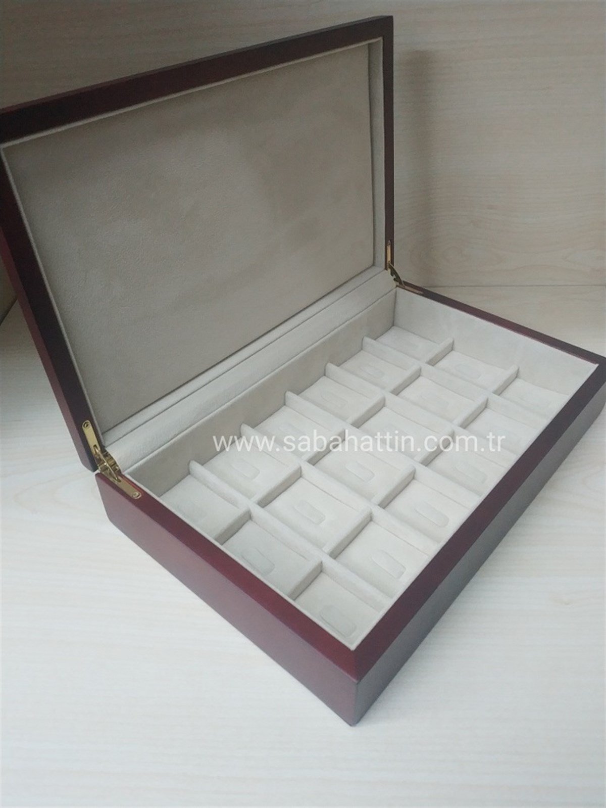 AHŞAP KOLEKSİYON YÜZÜK KUTUSU, WOODEN COLLECTION RING BOX