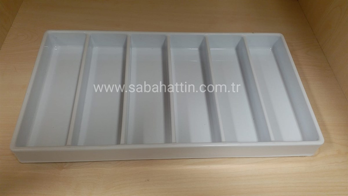 ALTI BÖLMELİ  PLASTİK TOPTANCI TABLASI, PLASTİK KUYUMCU TABLASI,  PLASTİK ORGANIZER, PLASTIC WHOLESALER TRAY, PLASTIC ORGANIZER