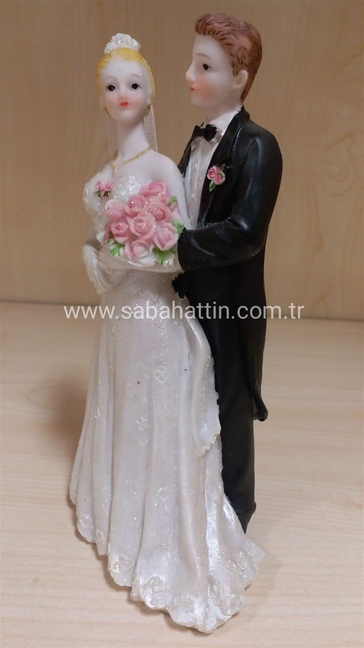 GELİN & DAMAT BİBLOSU - FİGÜRÜ -  BRIDE AND GROOM TRINKIT