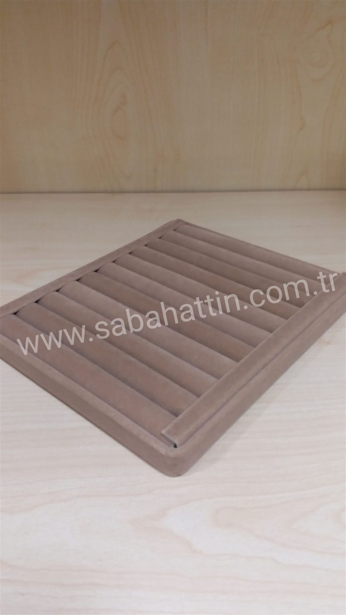 KADİFE & SÜET - YÜZÜK TABLASI & VELVET - SUEDE RING TRAY 