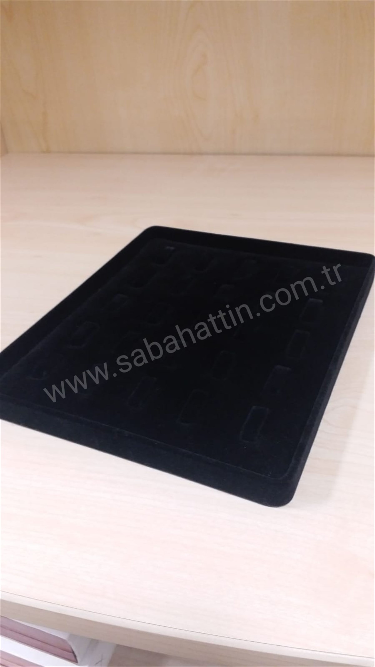 KADİFE & SÜET - YÜZÜK TABLASI & VELVET - SUEDE RING TRAY 