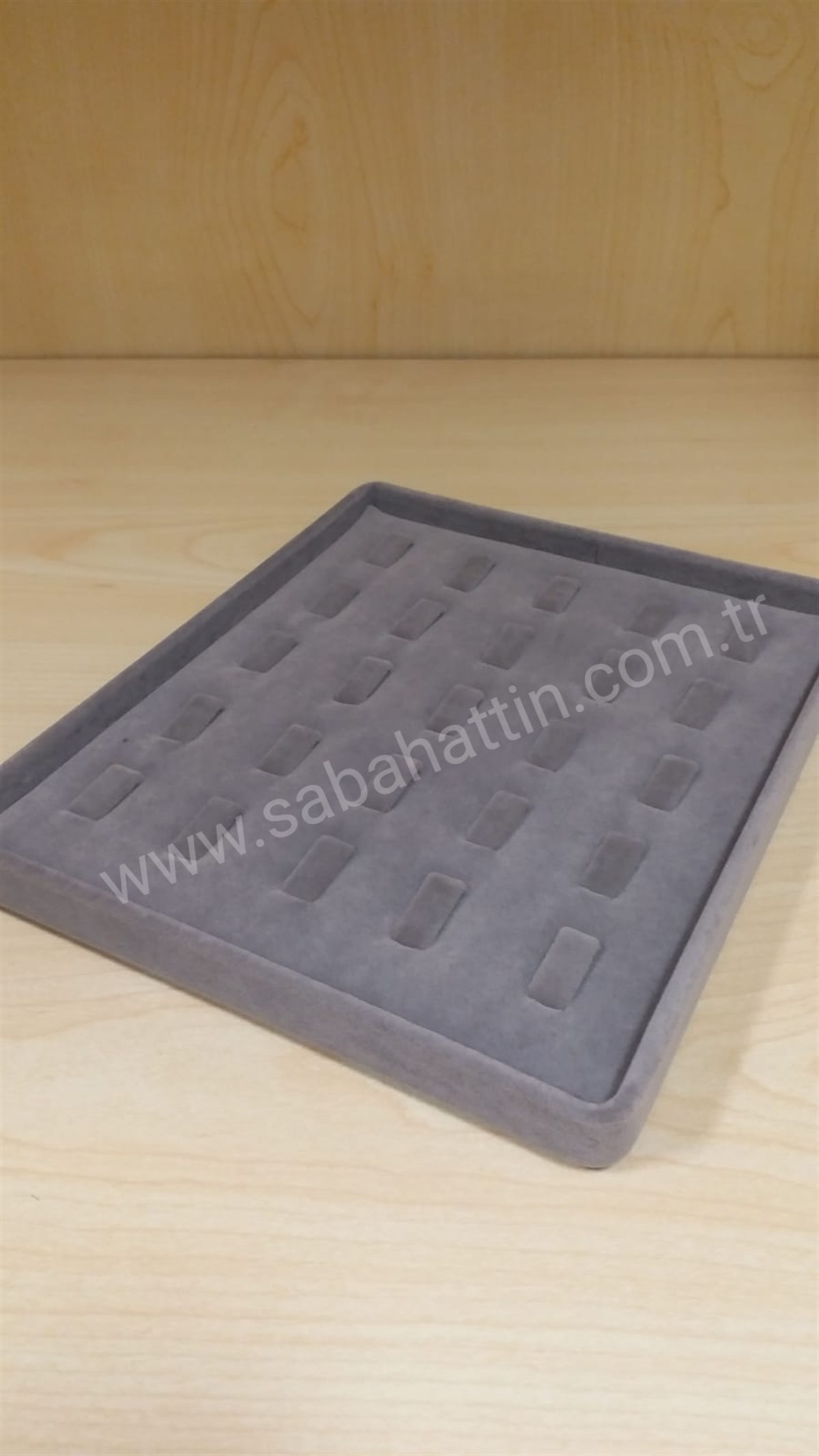 KADİFE & SÜET - YÜZÜK TABLASI & VELVET - SUEDE RING TRAY 