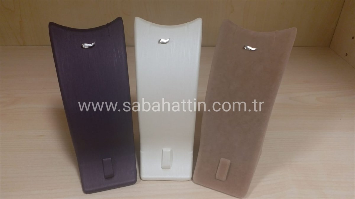 KADİFE & SÜET & DERİ ÜÇLÜ SET DEKORU - VELVER & SUEDE & LEATHER JEWELRY DISPLAYS FOR MINI SETS 