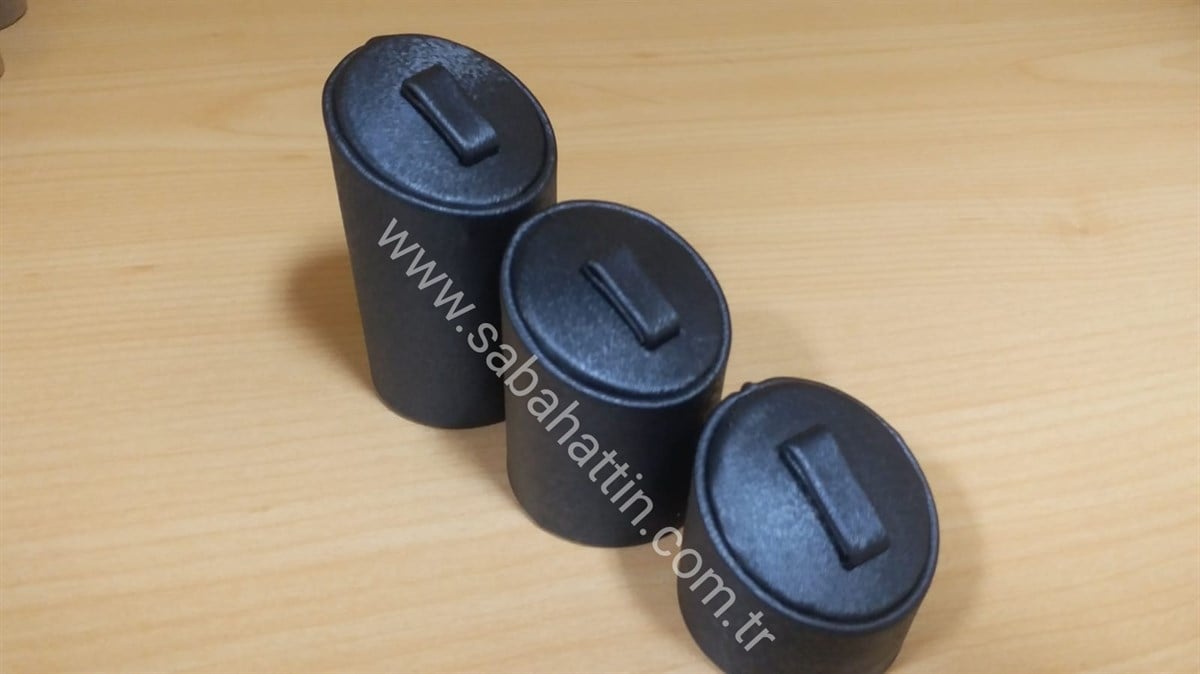 KADİFE & SÜET 3'LÜ SET YÜZÜKLÜK, VELVET & SUEDE RING JEWELRY DISPLAY 3 PIECE
