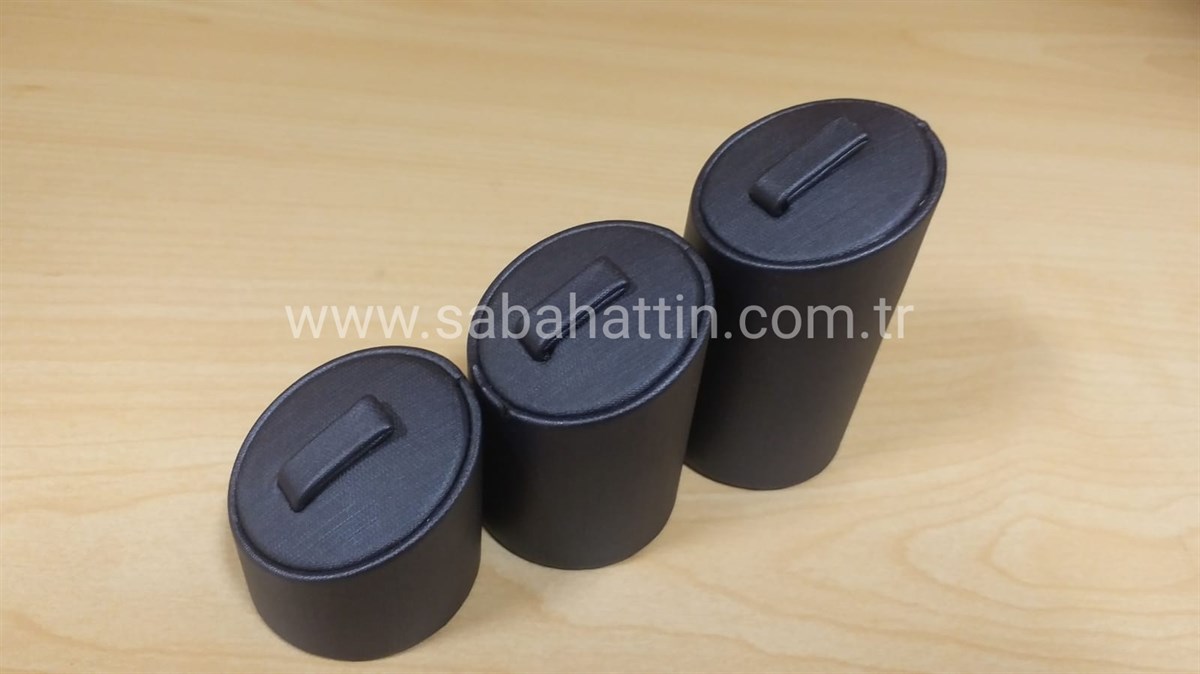 KADİFE & SÜET 3'LÜ SET YÜZÜKLÜK, VELVET & SUEDE RING JEWELRY DISPLAY 3 PIECE