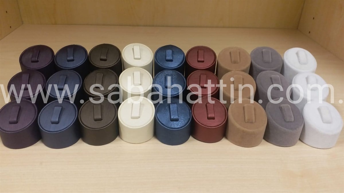 KADİFE & SÜET 3'LÜ SET YÜZÜKLÜK, VELVET & SUEDE RING JEWELRY DISPLAY 3 PIECE