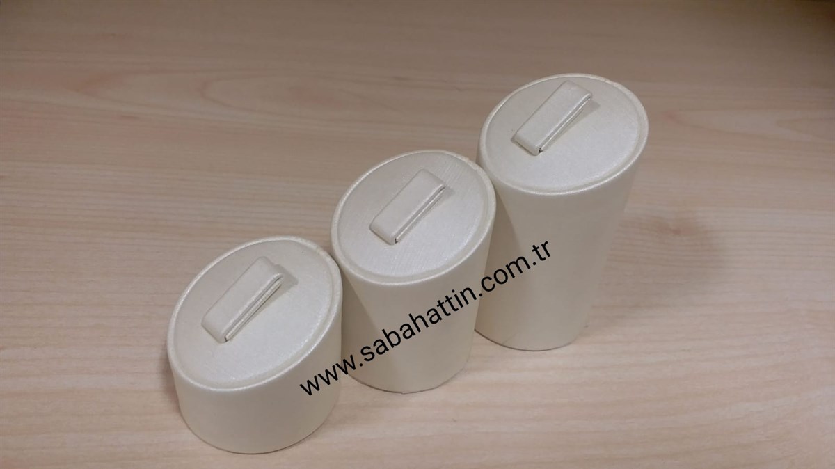 KADİFE & SÜET 3'LÜ SET YÜZÜKLÜK, VELVET & SUEDE RING JEWELRY DISPLAY 3 PIECE