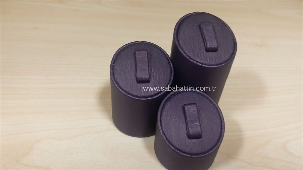 KADİFE & SÜET 3'LÜ SET YÜZÜKLÜK, VELVET & SUEDE RING JEWELRY DISPLAY 3 PIECE