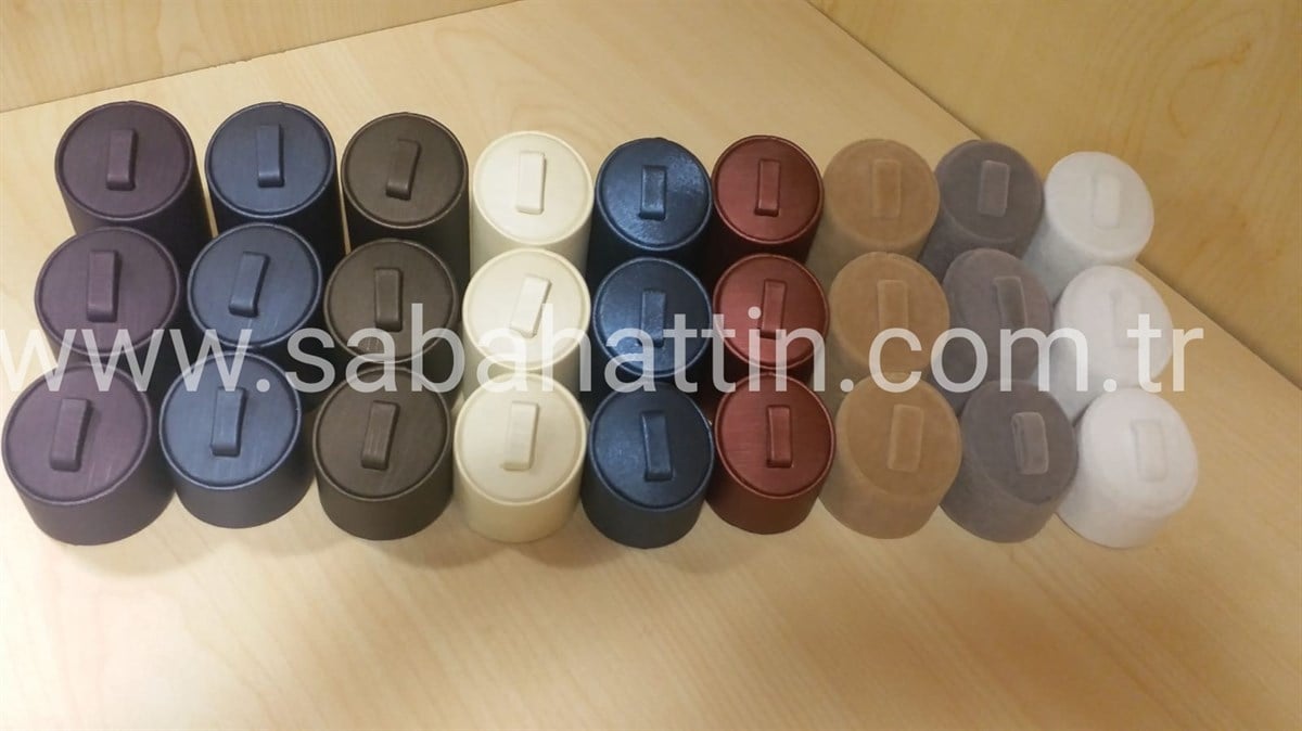 KADİFE & SÜET 3'LÜ SET YÜZÜKLÜK, VELVET & SUEDE RING JEWELRY DISPLAY 3 PIECE