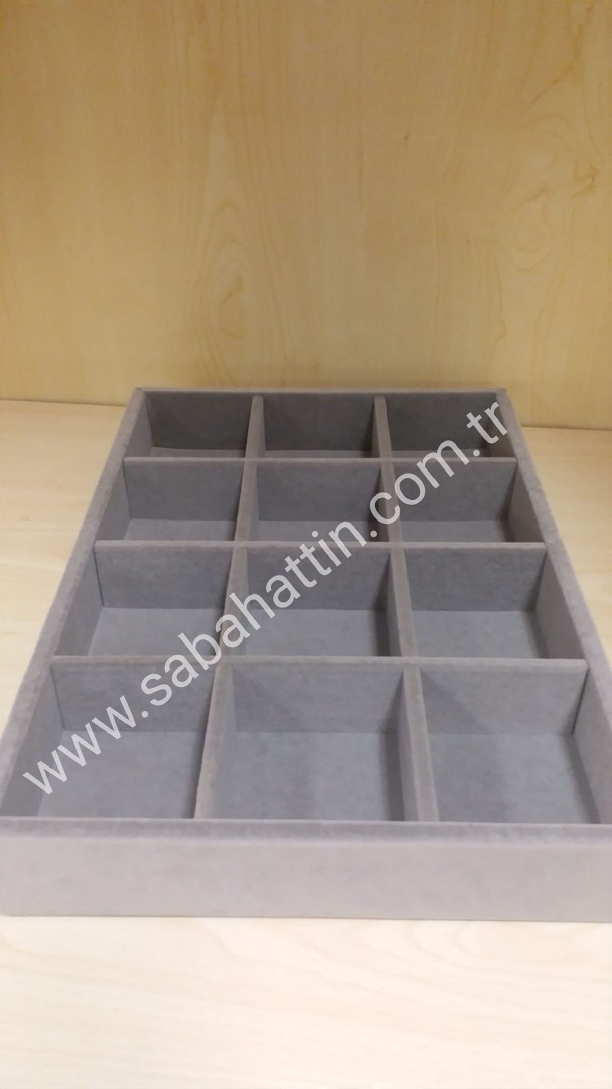 KADİFE & SÜET BÖLMELİ TABLA, VELVET & SUEDE JEWELRY COMPARTMENTS TRAY 
