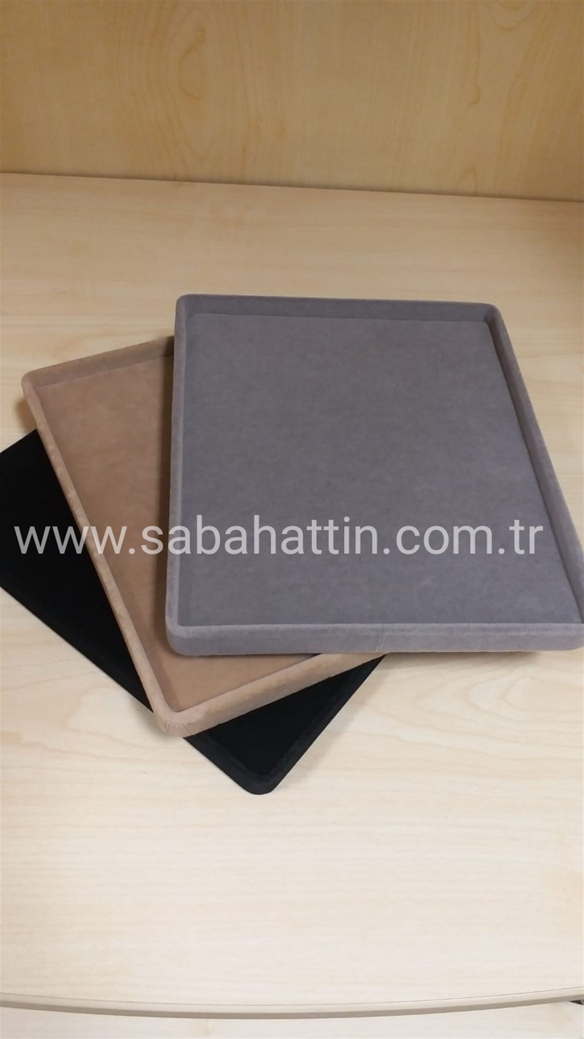 KADİFE & SÜET DÜZ - KÜÇÜK SERVİS TABLASI - SMALL JEWELRY EMPTY TRAY, JEWELRY SUEDE & VELVET SERVICE TRAY 