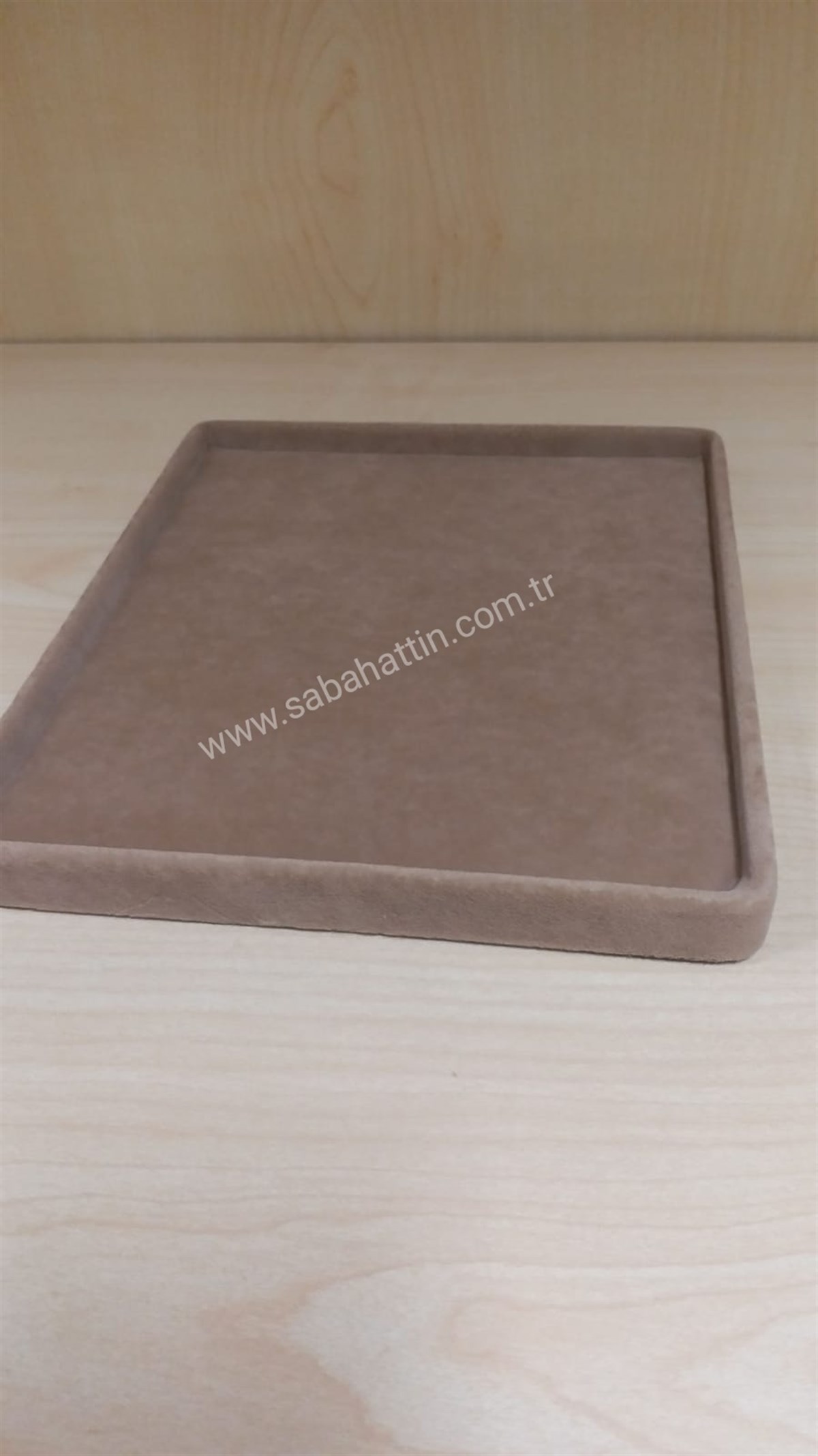 KADİFE & SÜET DÜZ - KÜÇÜK SERVİS TABLASI - SMALL JEWELRY EMPTY TRAY, JEWELRY SUEDE & VELVET SERVICE TRAY 