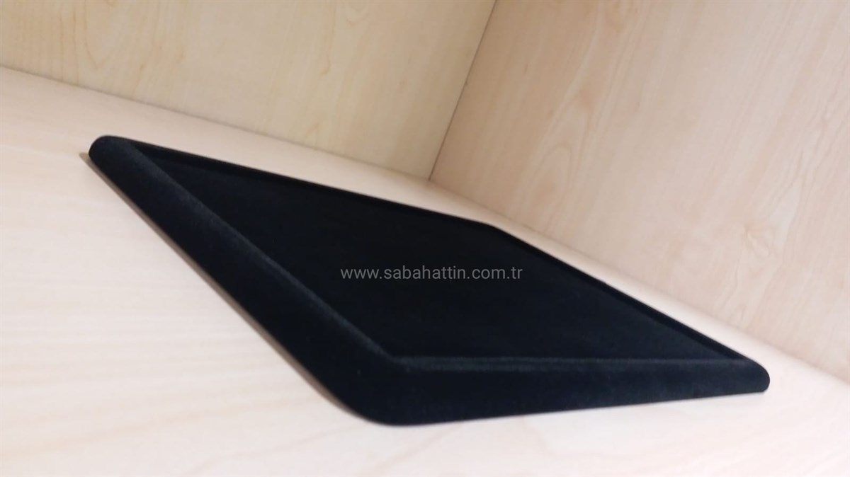 KADİFE & SÜET DÜZ - SERVİS TABLASI -  JEWELRY EMPTY TRAY, JEWELRY SERVICE TRAY 
