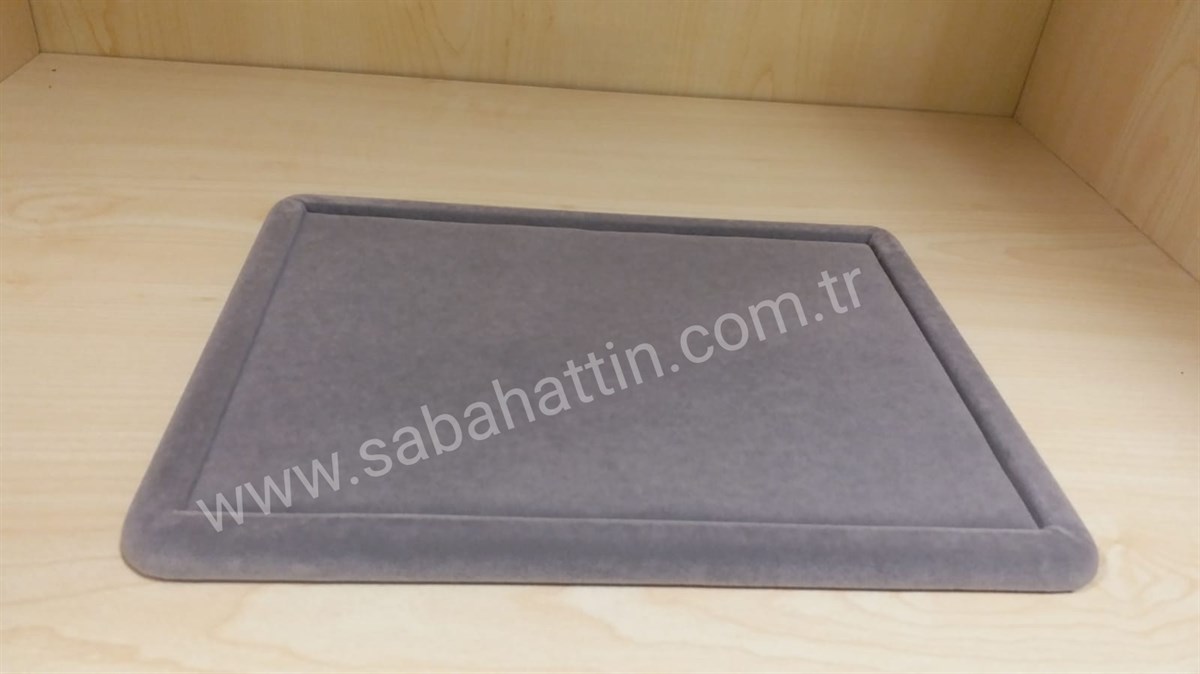 KADİFE & SÜET DÜZ - SERVİS TABLASI -  JEWELRY EMPTY TRAY, JEWELRY SERVICE TRAY 