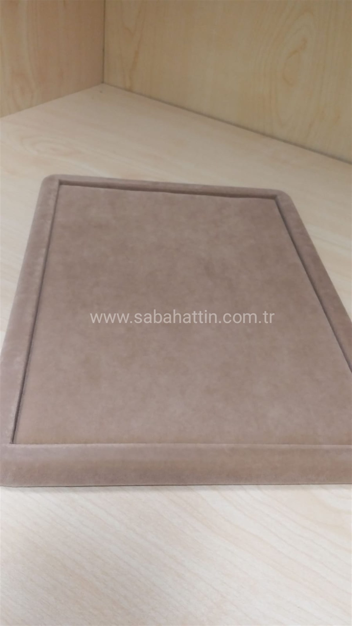 KADİFE & SÜET DÜZ - SERVİS TABLASI -  JEWELRY EMPTY TRAY, JEWELRY SERVICE TRAY 