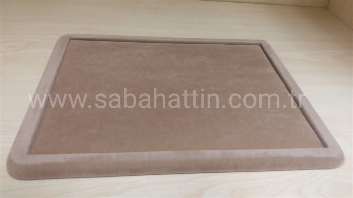 KADİFE & SÜET DÜZ - SERVİS TABLASI -  JEWELRY EMPTY TRAY, JEWELRY SERVICE TRAY 