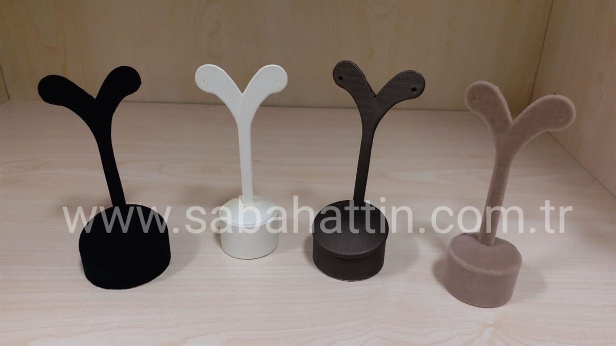 KADİFE & SÜET KÜPELİK , VELVET & SUEDE JEWELRY EARING DISPLAY 