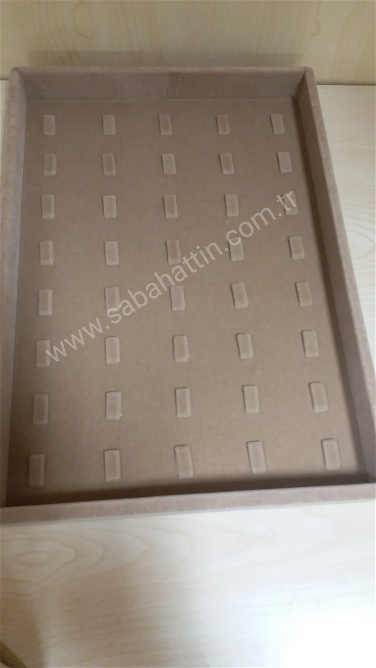 KADİFE & SÜET YÜZÜK TABLASI, VELVET & SUEDE JEWELRY RING TRAY