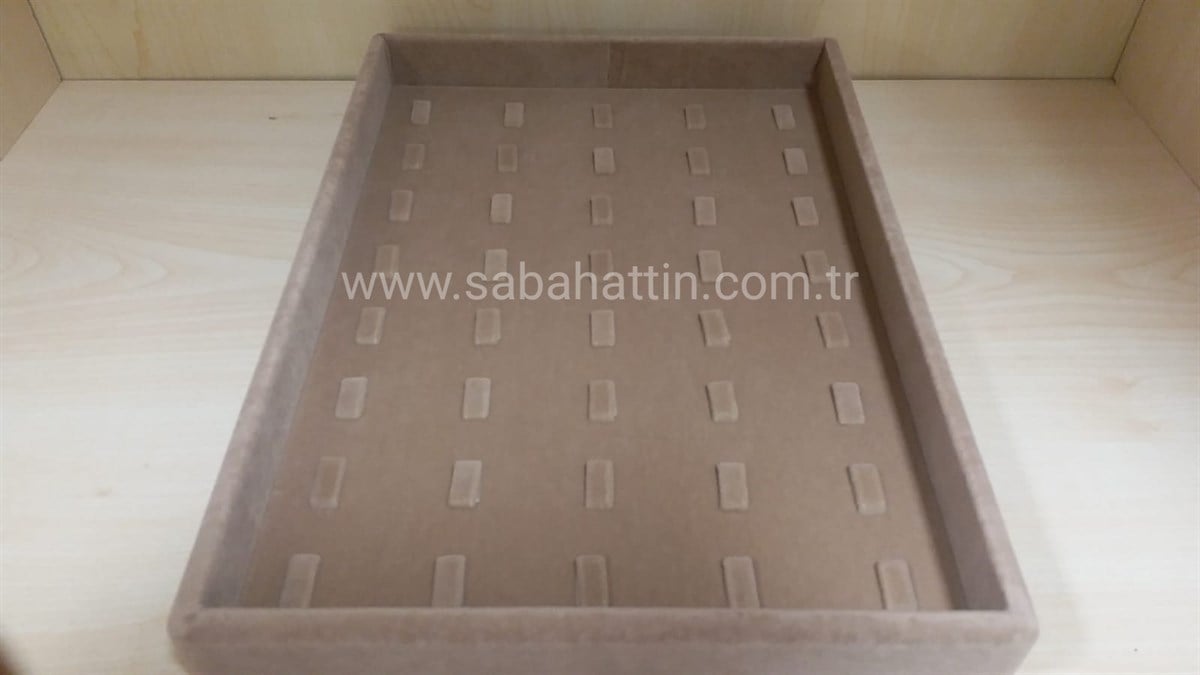 KADİFE & SÜET YÜZÜK TABLASI, VELVET & SUEDE JEWELRY RING TRAY