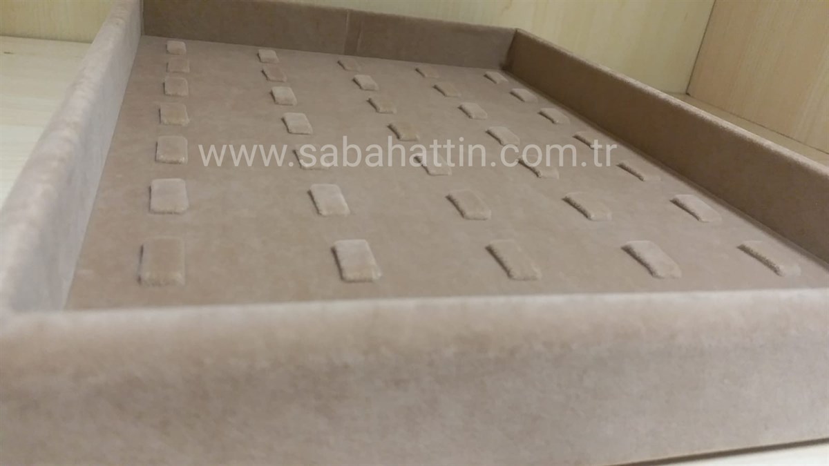 KADİFE & SÜET YÜZÜK TABLASI, VELVET & SUEDE JEWELRY RING TRAY