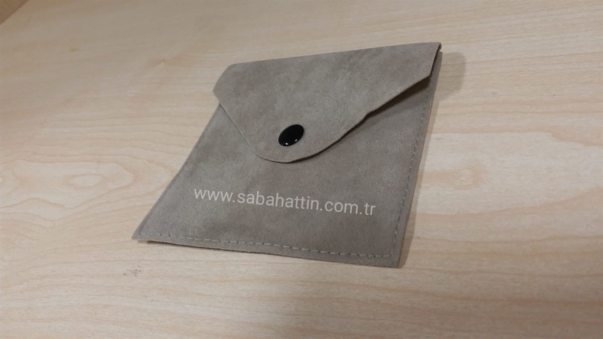 KADİFE ÇITÇITLI KUYUMCU KESESİ, VELVET JEWELRY POUCH , SUEDE JEWELRY POUCH