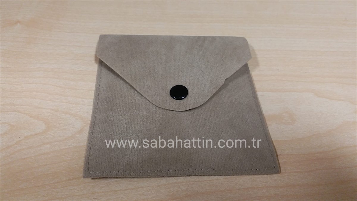 KADİFE ÇITÇITLI KUYUMCU KESESİ, VELVET JEWELRY POUCH , SUEDE JEWELRY POUCH