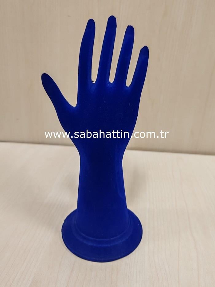 KADİFE EL, FLOK EL , VELVET HAND, FLOCKED HAND FOR JEWELRY 