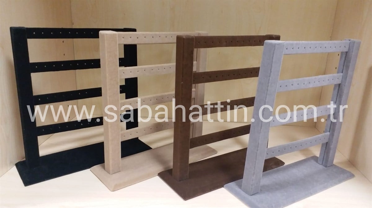 KADİFE KÜPELİK STANDI, VELVET & SUEDE JEWELRY EARING DISPLAY