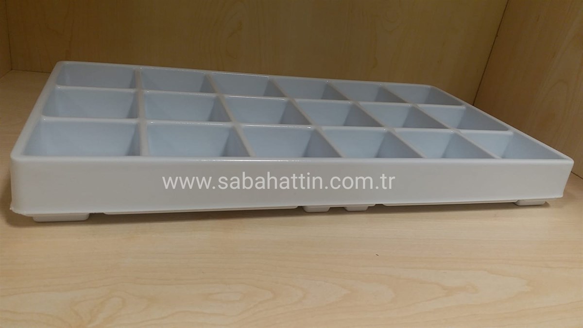 ON SEKİZ  BÖLMELİ  PLASTİK TOPTANCI TABLASI, PLASTİK KUYUMCU TABLASI,  PLASTİK ORGANIZER, PLASTIC WHOLESALER TRAY, PLASTIC ORGANIZER