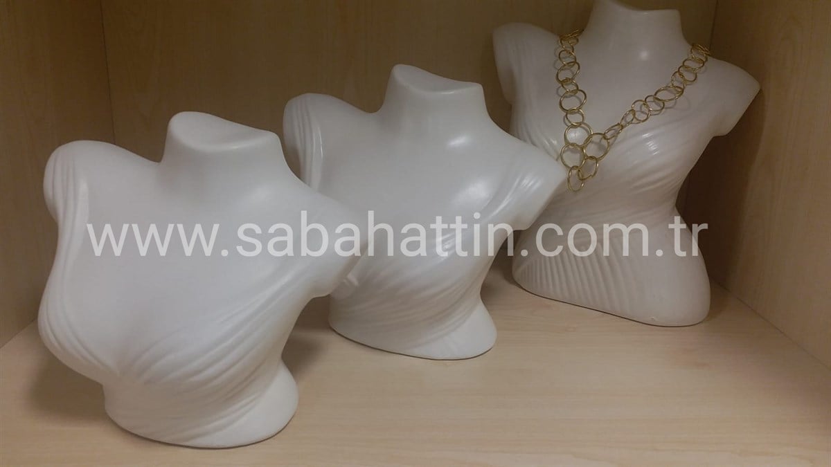 SERAMİK KOLYELİK , CERAMIC JEWELRY NECKLACE  DISPLAY