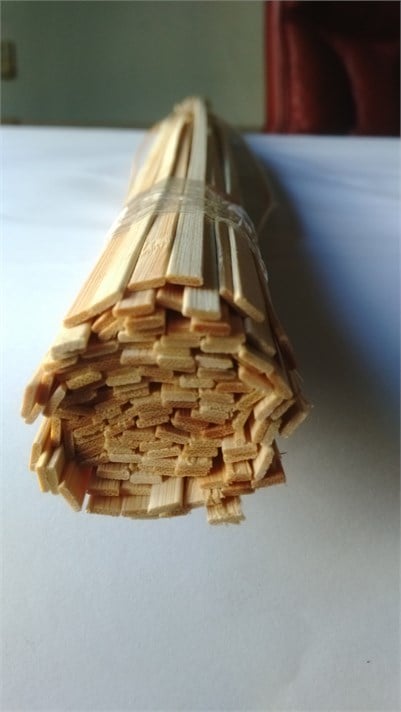BAMBU ÇITA En 5 mm KALINLIK 1 mm BOY 150 CM ( 20 ADET )