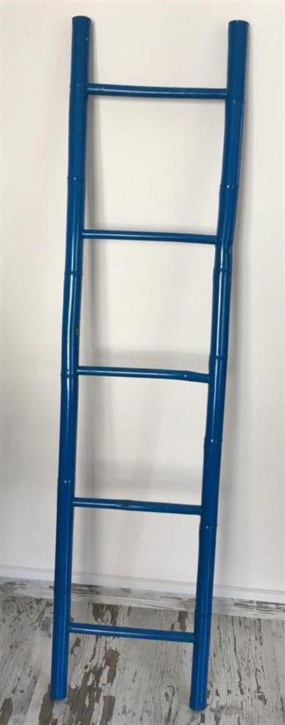 BAMBU MERDİVEN 37*150 CM MAVİ KÜÇÜK BOY
