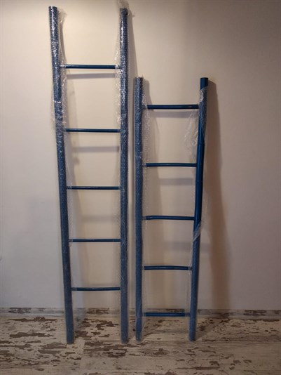 BAMBU MERDİVEN 37*150 CM MAVİ KÜÇÜK BOY