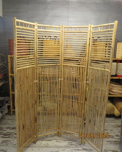 BAMBU PARAVAN 4 BÖLMELİ