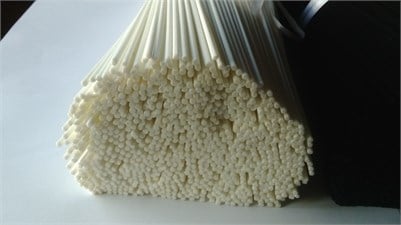 FİBER KOKU ÇUBUĞU - 25 cm - BEYAZ  ( 1 BAĞ / 800 ADET )