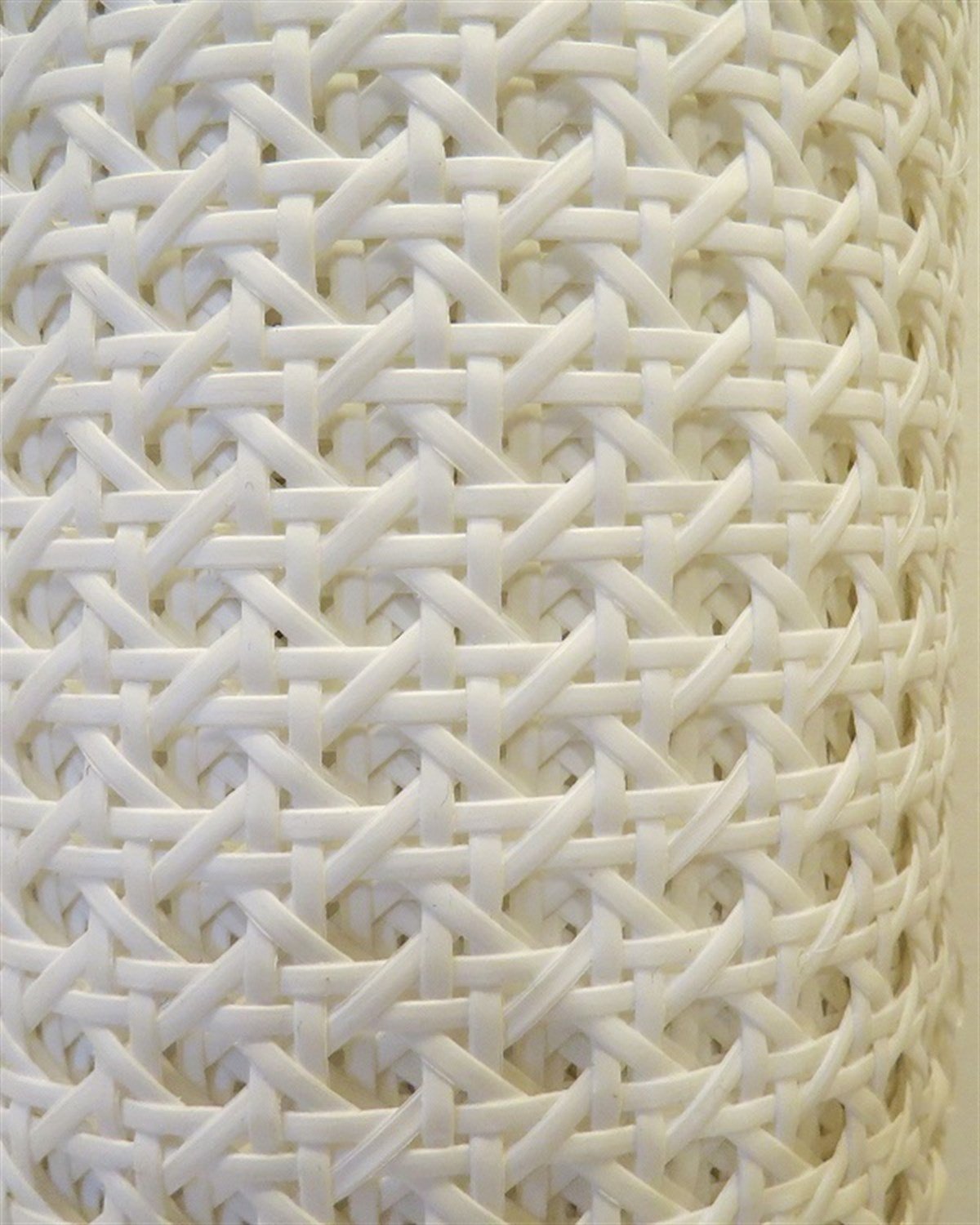 KLASİK DELİKLİ PVC ÖRGÜ HAZERAN HASIR 45 CM BEYAZ