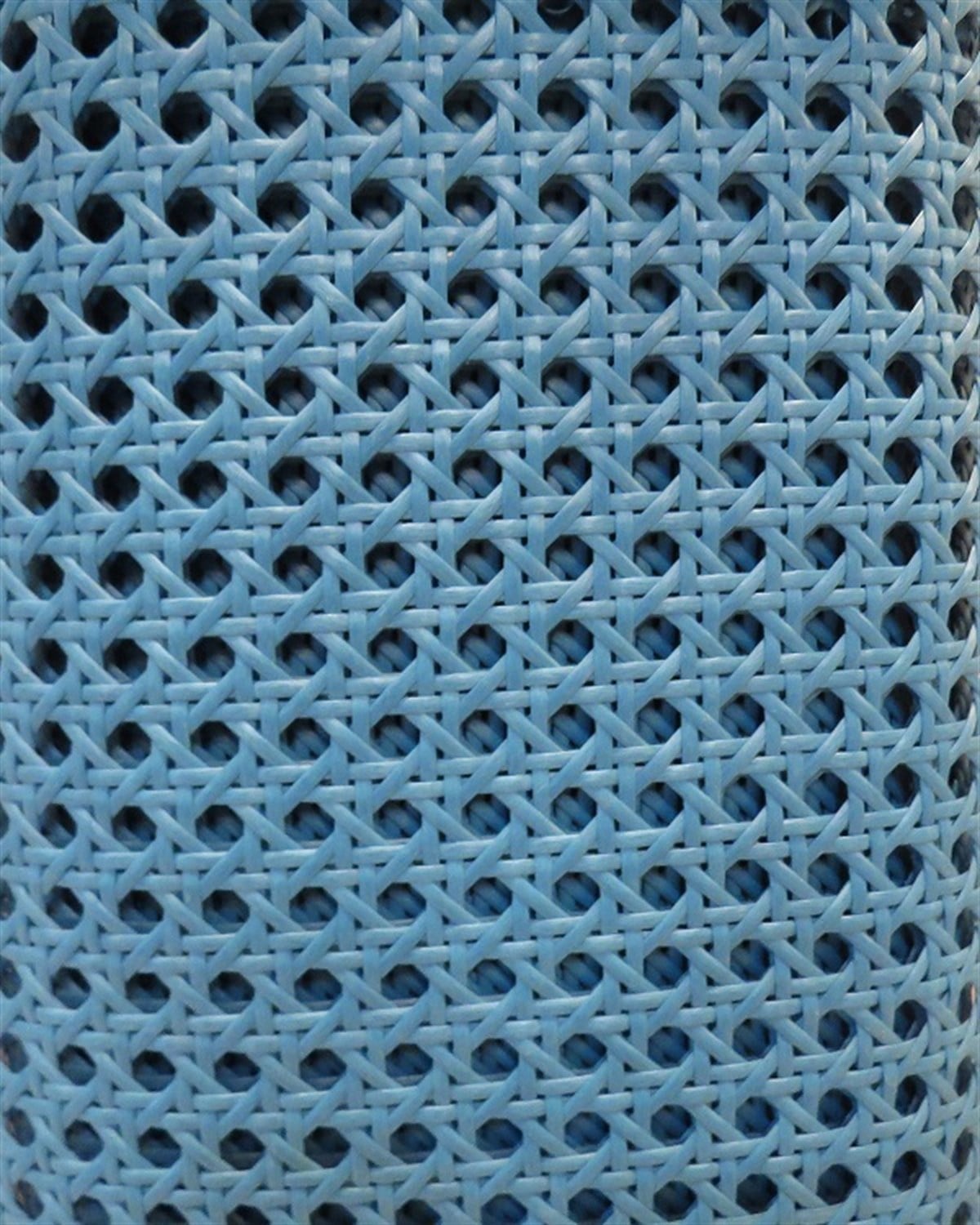 KLASİK DELİKLİ PVC ÖRGÜ HAZERAN HASIR 60 CM MAVİ