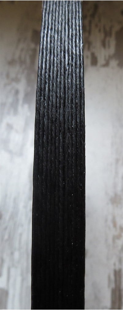 KRAFT İP YASSI 15mm SİYAH  1,00 KG