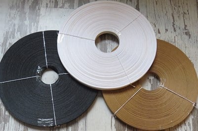 KRAFT İP YASSI 15mm SİYAH  1,00 KG