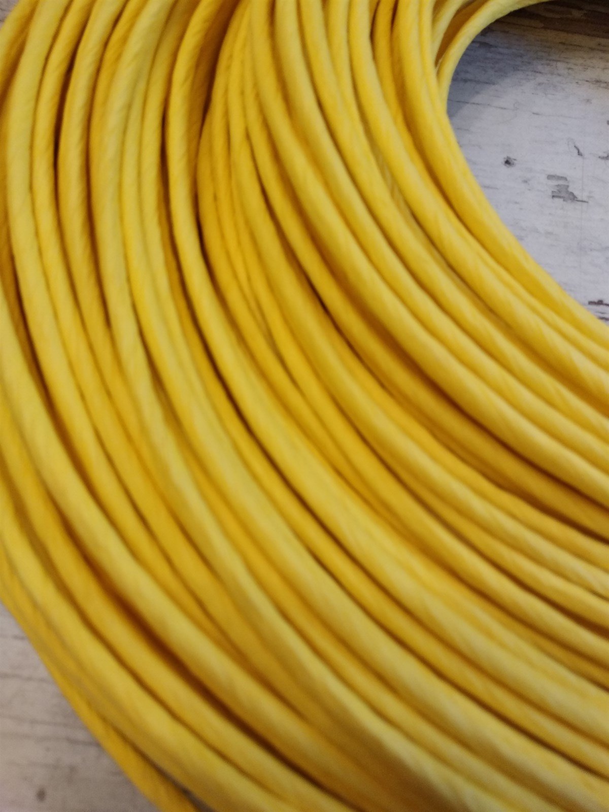 KRAFT RENKLİ İP - SARI - 3 / 4 / 5 / 6 MM 