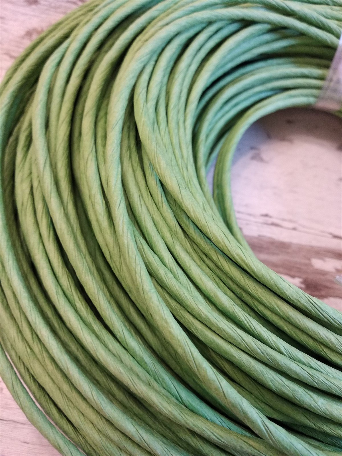 KRAFT RENKLİ İP - YEŞİL - 3 / 4 / 5 / 6 MM 