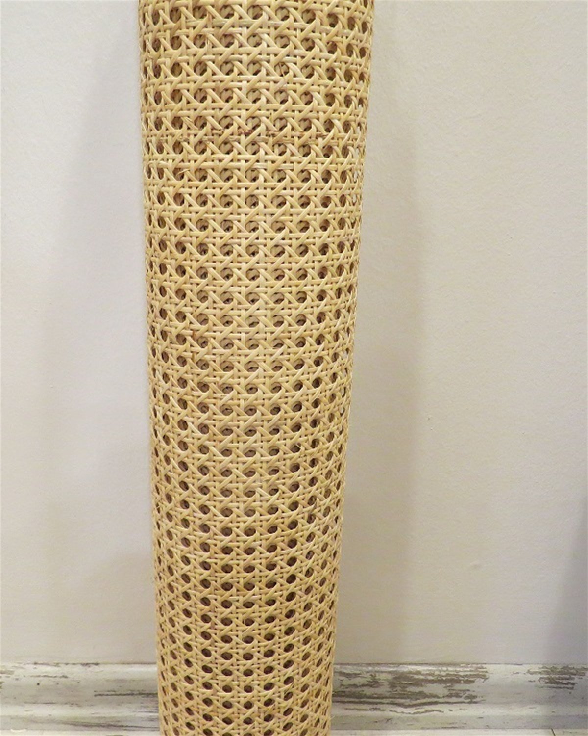 SÜPER KLASİK DELİKLİ DOĞAL ÖRGÜ BAMBU HASIR 60 CM